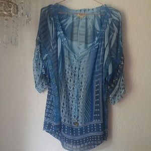 One world Semi Transparent Top SZ 1X